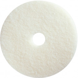 Non-aggressive polishing white 17" floor pad (pack of 5)