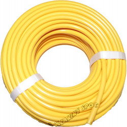 Yellow PVC Hose 5mm (8mm OD) per meter