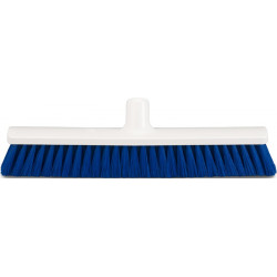 Hygienic Broom head 40cm soft, blue bristles