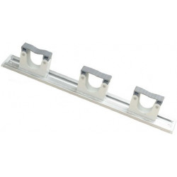 Hang Up alum rail with 3 holders 30-40mm