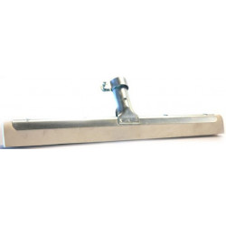 Metal Floor squeegee with white hygienic rubber 45cm