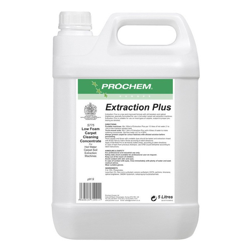 ProChem All Fiber Rinse Concentrate Professional Solution for Carpet and Upholstery, Use After Cleaning, Leaves Fibers Bright and Soft