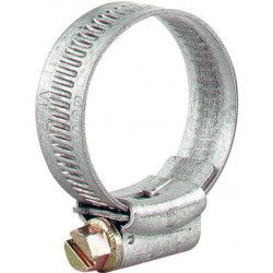 Hose clip Zinc plated 12-20 mm for 1/2" hose.