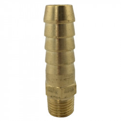 Brass hose tail 1/2" with 1/4" thread