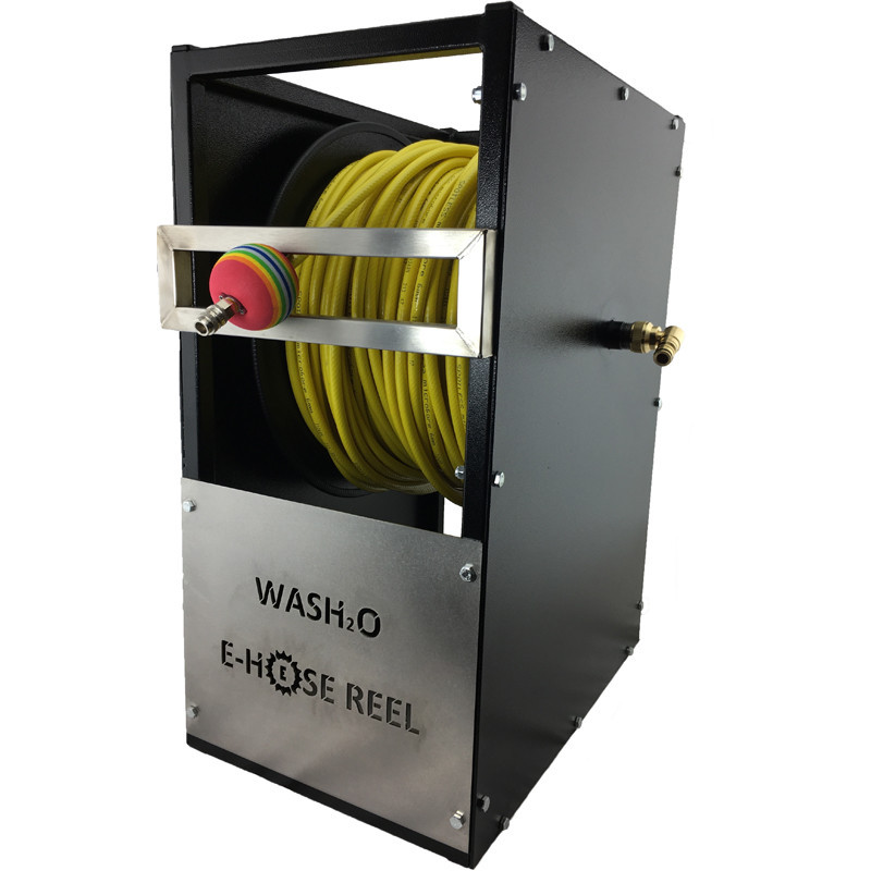 Motorised Wash2O E-Hose-reel for water fed pole window cleaning