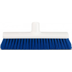 Hygienic Broom head 30cm/12", soft, blue bristles